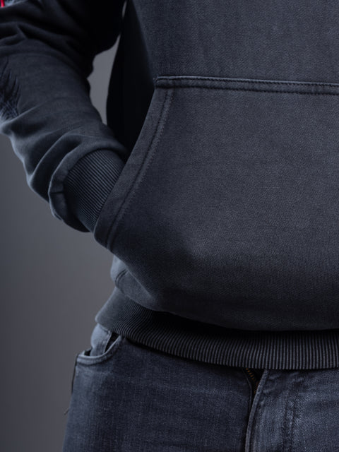 Cyber Sigilism Embroidered Unisex Stonewashed Hoodie