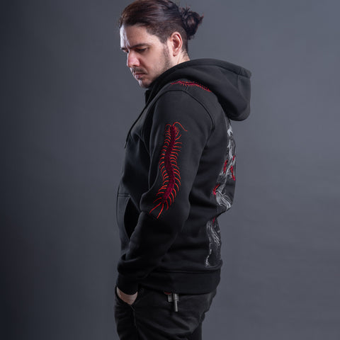 Skull & Red Scolopendras Limited Edition Embroidered Hoodie