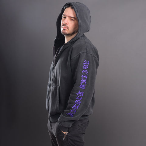 Seraphim Embroidered Unisex Stonewashed Hoodie