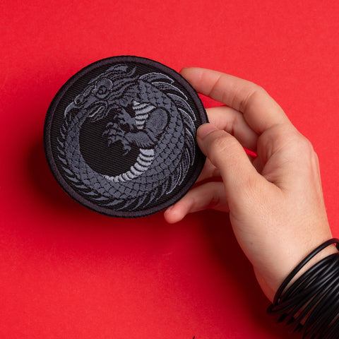 Ouroboros Medieval Dragon Patch