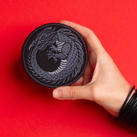 Ouroboros Medieval Dragon Patch