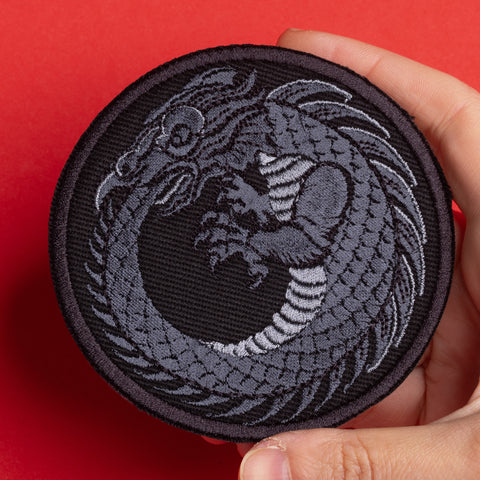 Ouroboros Medieval Dragon Patch