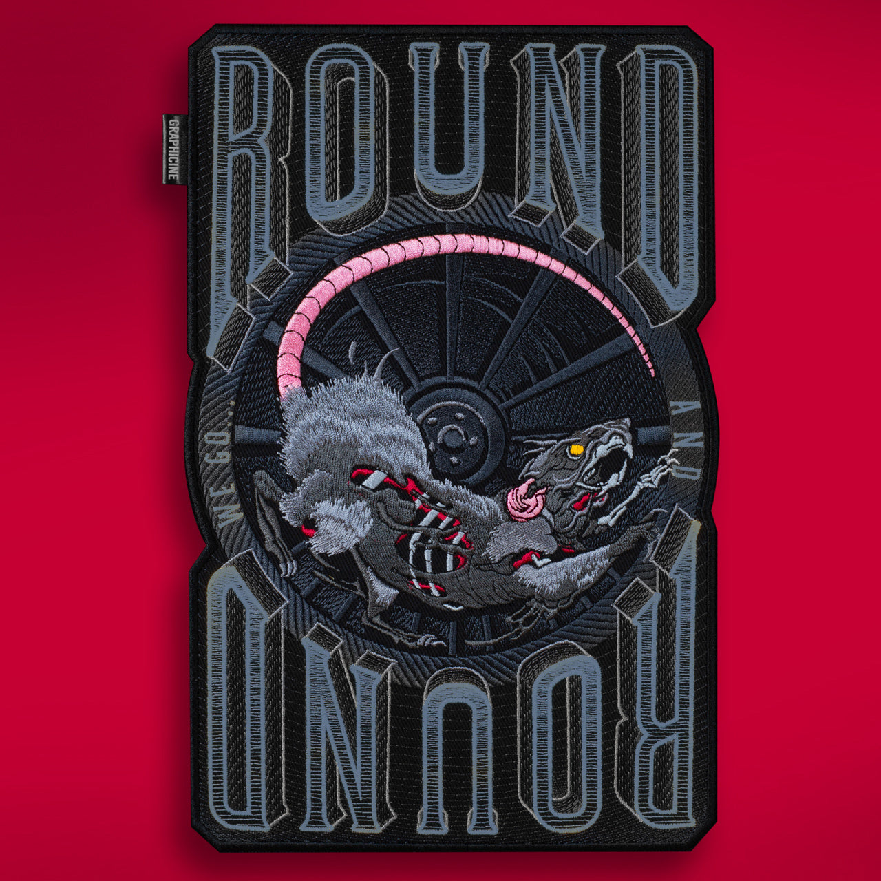 Round and round we go patch – Graphicine®